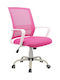 Stuhl Büro mit Neigung A1600-W White/Pink Zita Plus