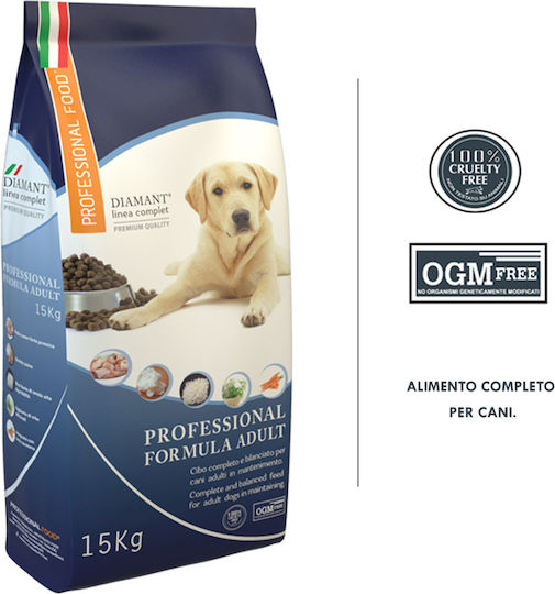 Cennamo Diamant Formula Adult 15kg Ξηρά Τροφή για Ενήλικους Σκύλους Μεσαίων & Μεγαλόσωμων Φυλών με Γαλοπούλα και Κοτόπουλο