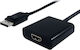 Secomp Конвертор DisplayPort мъжки към HDMI женски Черен 1бр S3203-10