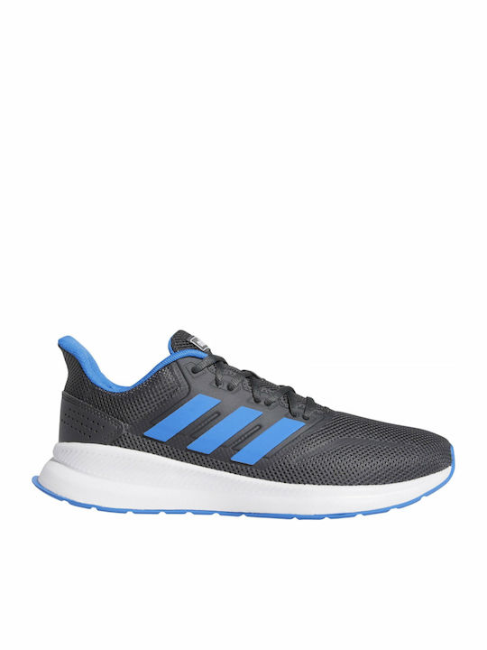 Adidas Run Falcon Ανδρικά Αθλητικά Παπούτσια Running Grey Six / True Blue