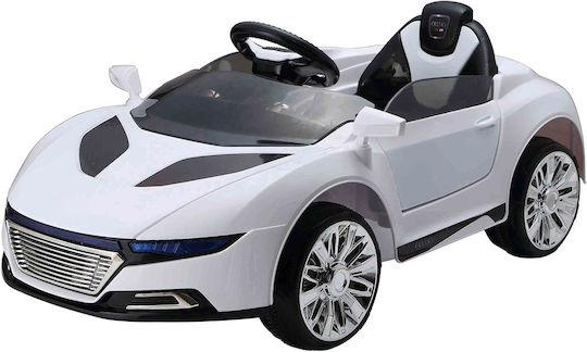 Cabrio A228 Μονοθέσιο με Τηλεκοντρόλ 6 Volt Λευκό για 3+ Ετών
