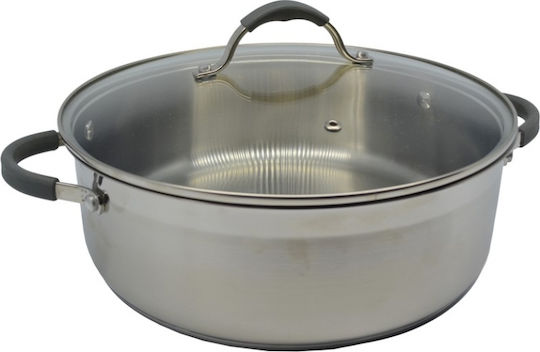 Ankor Shallow Stainless Steel Pot 5.8lt / 28cm