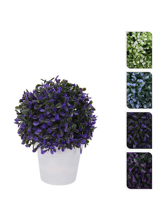 Zaros Plantă Artificială în Ghiveci Mic Hortensia Multicolour 20cm 1buc