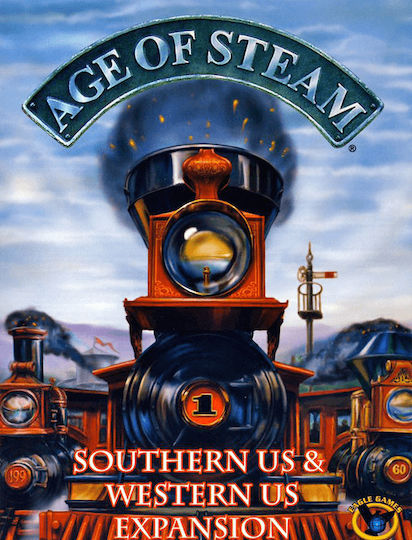 Spiel Erweiterung Age of Steam Southern US & Western US 13+ Jahre (EN) Eagle-Gryphon Games