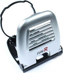 Auto Gs Car Cup Holder SJ-935 1 Position with Adhesive Tape in Silver Color