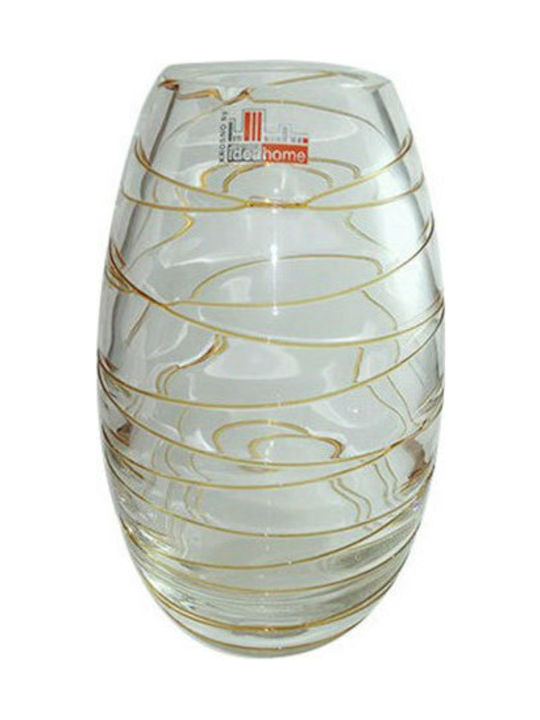 Crystal vase Krosno 25cm.