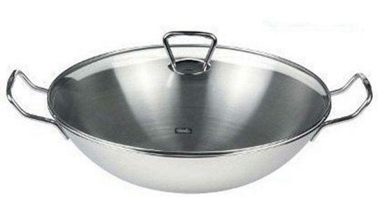 Fissler Уок С капачка от Неръждаема Стомана 36см