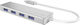 Icy Box USB-Hub Mit 4 Anschlüssen USB 3.0 Mit USB-C Anschluss Silber