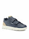 Royal Comp Kinder Sneakers mit Klettverschluss Marineblau