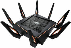 Asus ROG Rapture GT-AX11000 Ασύρματο Router Wi‑Fi 6 με 4 Θύρες Gigabit Ethernet