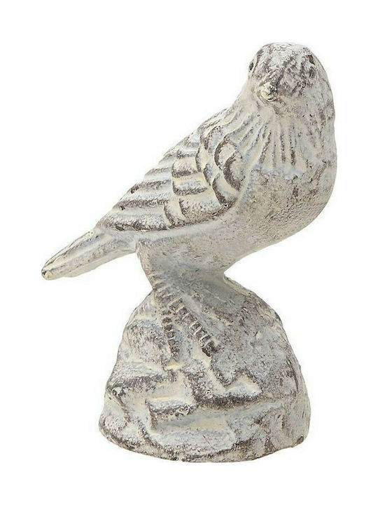 Inart Decorative Bird made of Metal 8.5x8.5x11cm 1pcs