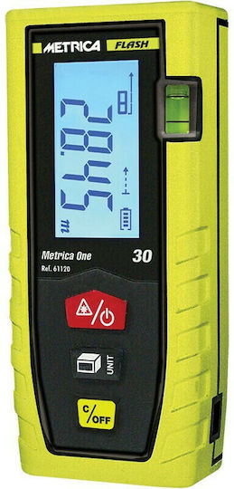 Metrica Laser Entfernungsmesser One mit einer Messreichweite von bis zu 30m