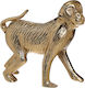 Inart Decorative Monkey made of Metal 16x6x13cm 1pcs