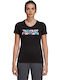 Adidas Damen Sportlich T-shirt Schwarz