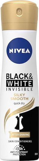 Nivea Black & White Invisible Silky Smooth Quick Dry Anti-Transpirant Deodorant Anti-Transpirant & Anti-Marks Deodorant 48h Spray 150ml