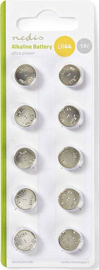 Nedis Alkaline Watch Batteries LR44 1.5V 10pcs