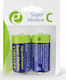 Energenie Super Alkaline Batterien C 1.5V 2Stück