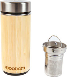 Boobam Tumbler Bottle Thermos Stainless Steel BPA Free Beige 280ml