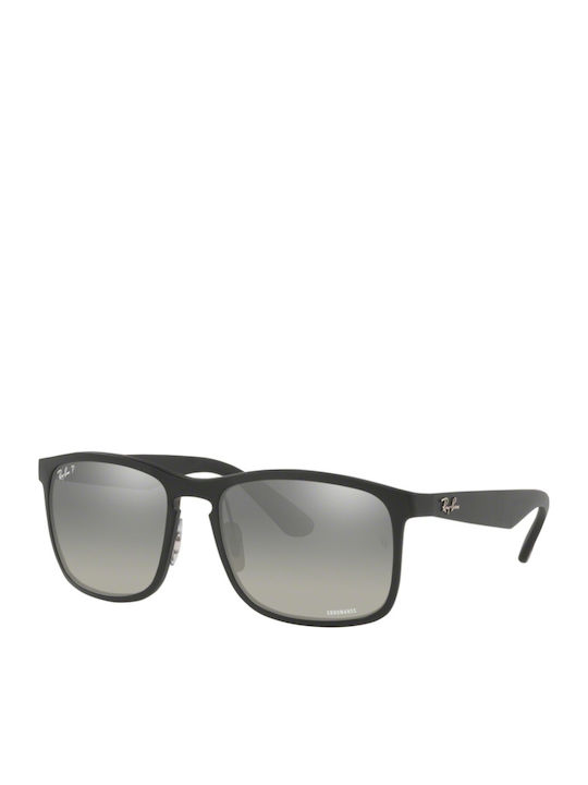 Ray Ban Chromance Мъжки Слънчеви Очила с Черна Пластмасова Рамка и Сребърни Поляризирани Огледални Лещи RB4264 601S/5J