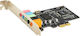 Gembird Innenraum PCI-Express Soundkarte 5.1 SC-5.1-A