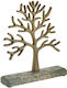 Inart Wooden Tree Table Decor 23x5x26cm