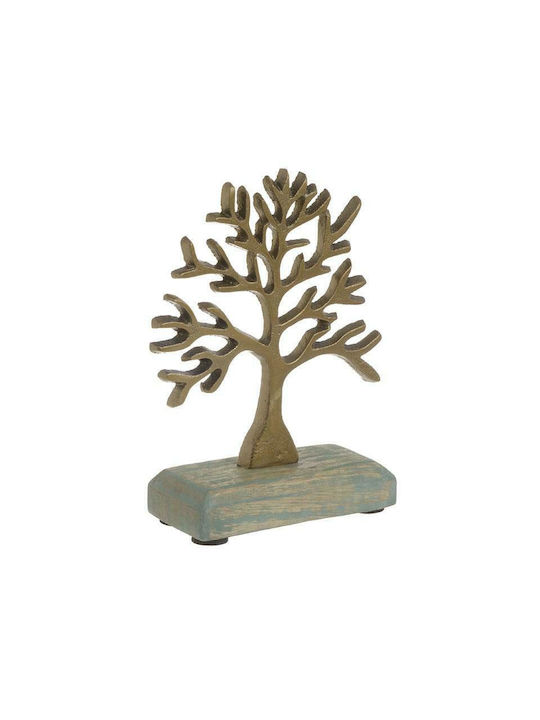 Inart Decorativ Copac din Metal Aur 11x5x15cm 1buc