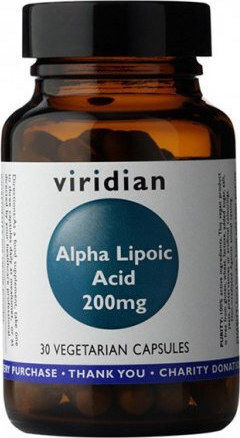 Viridian Alpha Lipoic Acid Special Food Supplement 1 Pieces