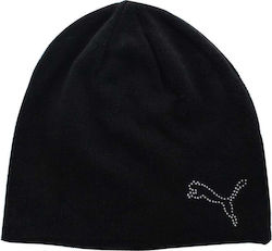 PUMA Beanie Ανδρικός Σκούφος Πλεκτός σε Μαύρο χρώμα