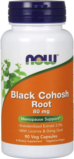Now Foods Balck Cohosh 80мг 90 вегетариански капсули