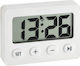 TFA Tabletop Digital Clock with Alarm 60.2014.02