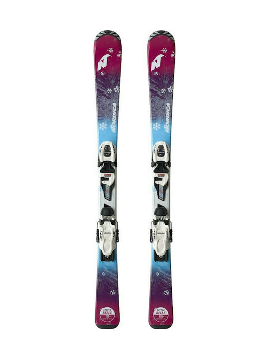 Nordica Little Belle FDT Kids Skis with Bindings for Multicolour 0A815800001