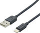 Usams SJ097 USB-A to Lightning Cable Black 1m (IPUSBXD01)
