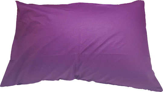 Le Blanc Cotton Line Pillowcase Set with Envelope Cover Purple 50x70cm.