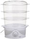 Adler Food Steamer with 3 Steaming Decks 9lt
