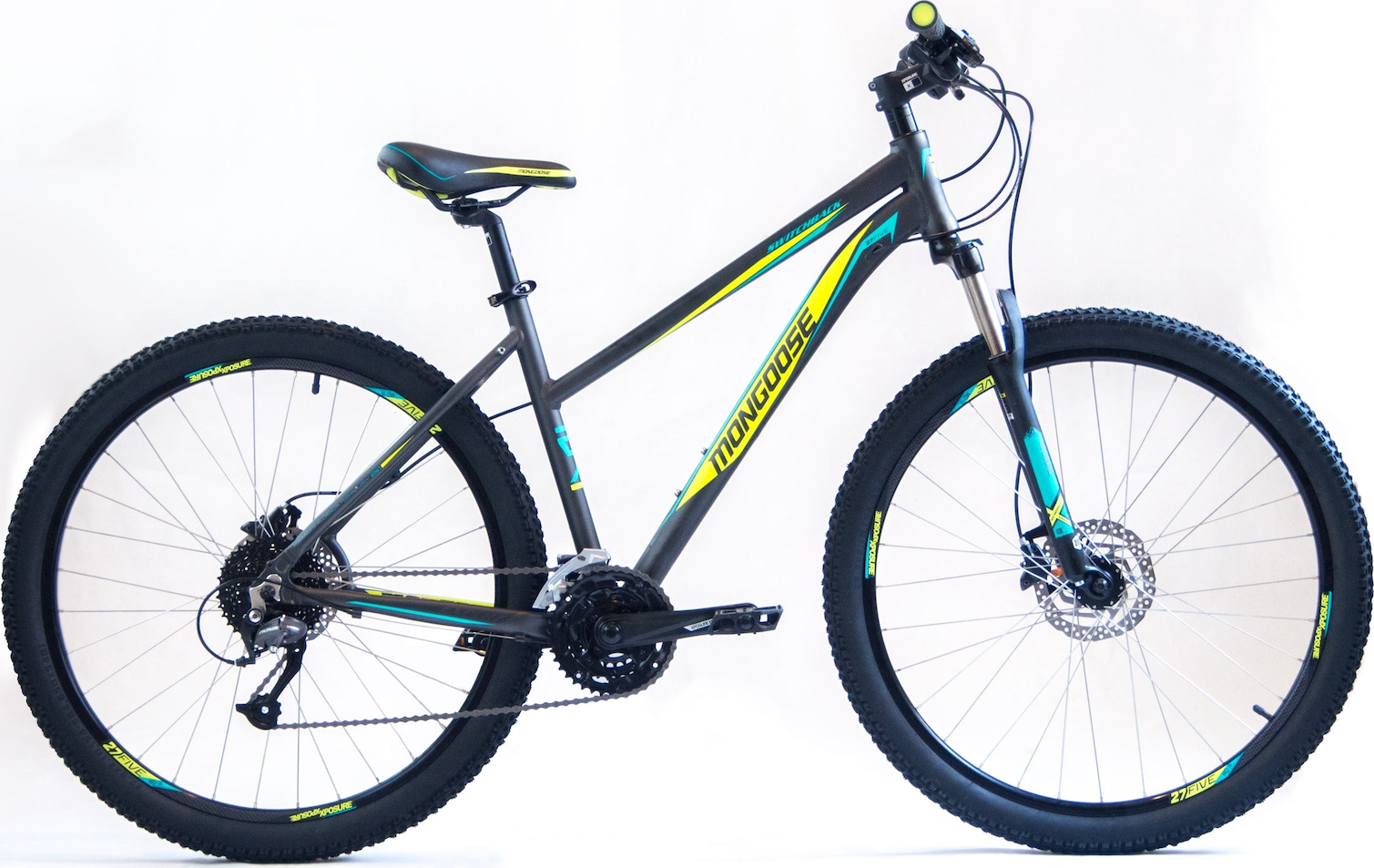 Mongoose Switchback Expert MD Mountain Bike with Gears and