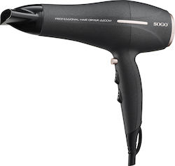Sogo Professional Hair Dryer 2200W Grey Hair Dryer with Diffuser 2200W Black Sogo Professional Hair Dryer 2200W Grey Hair Dryer with Diffuser 2200W Black
