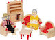 Goki Furniture for Flexible Puppets Living Room Έπιπλα για Κουκλόσπιτο
