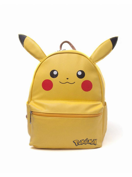 Difuzed Backpack Pokemon Pikachu Σχολική Τσάντα Πλάτης Νηπιαγωγείου σε Κίτρινο χρώμα