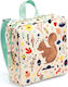 Djeco Backpack Squirrel Schulranzen Rucksack Kindergarten in Beige Farbe