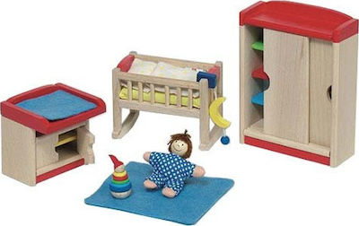 Goki Furniture for Flexible Puppets Baby Room Έπιπλο για Κουκλόσπιτο