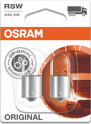 Osram Lamps Car Original Line R5W 24V 5W 2pcs