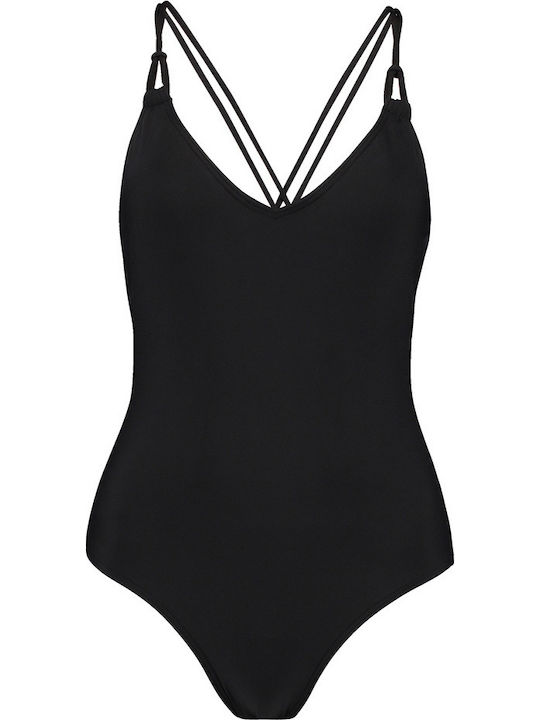 O'neill Slim Strap Open Back Swimsuit Black 7A8202-9010