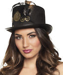 Steamgear Women's Carnival Hat Black for Halloween