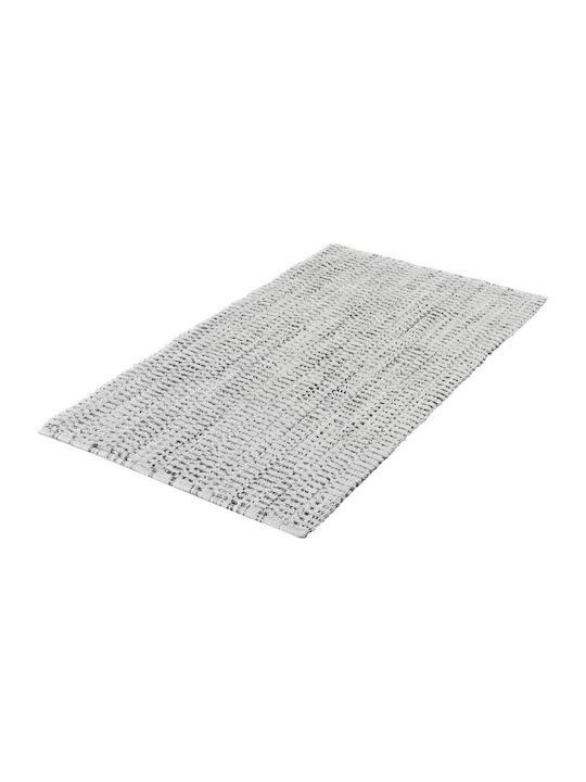 Kleine Wolke Badematte Baumwolle Platz Sway 9108977135 Platin 60x60cm