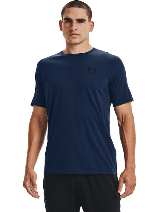 Under Armour Αθλητικό T-shirt Navy Μπλε