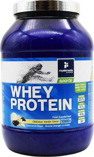 My Elements Whey Protein Πρωτεΐνη Ορού Γάλακτος με Γεύση Βανίλια 1kg