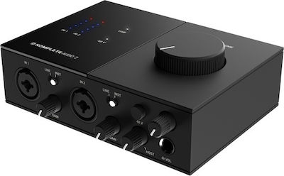 Native Instruments Εξωτερική Επαγγελματική Κάρτα Ήχου Komplete Audio 2 Συνδεσιμότητα USB