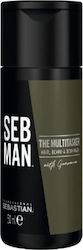 Sebastian Professional Σαπούνι Περιποίησης για Γένια Seb Man Multi-Tasker 3in1 Hair, Beard & Body Wash 50ml Sebastian Professional Σαπούνι Περιποίησης για Γένια Seb Man Multi-Tasker 3in1 Hair, Beard & Body Wash 50ml
