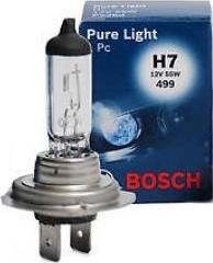 Bosch Λάμπα Αυτοκινήτου & Μοτοσυκλέτας H7 Pure Light H7 Αλογόνου 12V 55W 1τμχ