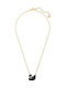 Swarovski Iconic Swan Necklace Gold Plated